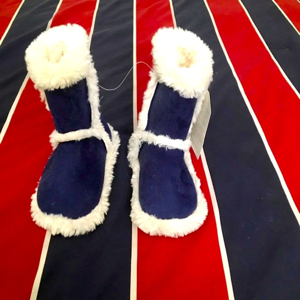 Suede Sherpa Slippers